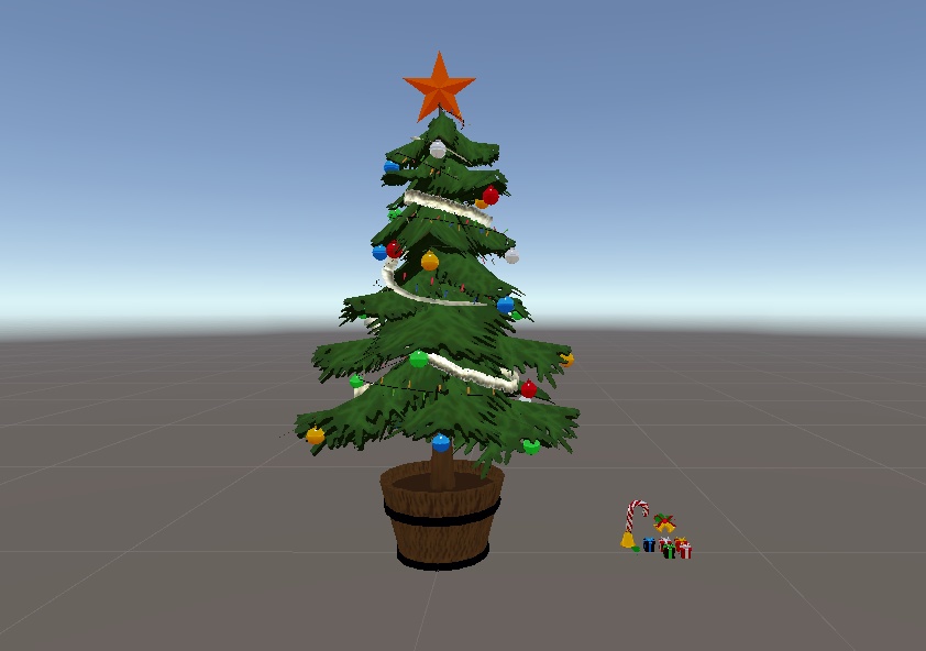 クリスマスツリー 3Dモデル