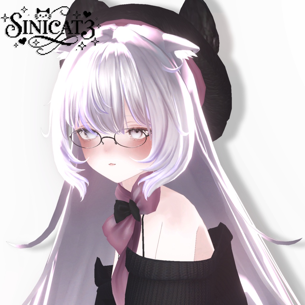 𝐒.𝐂𝟑 【15アバター対応 VRC Hair】🤍 LazyWave Tresses 🤍