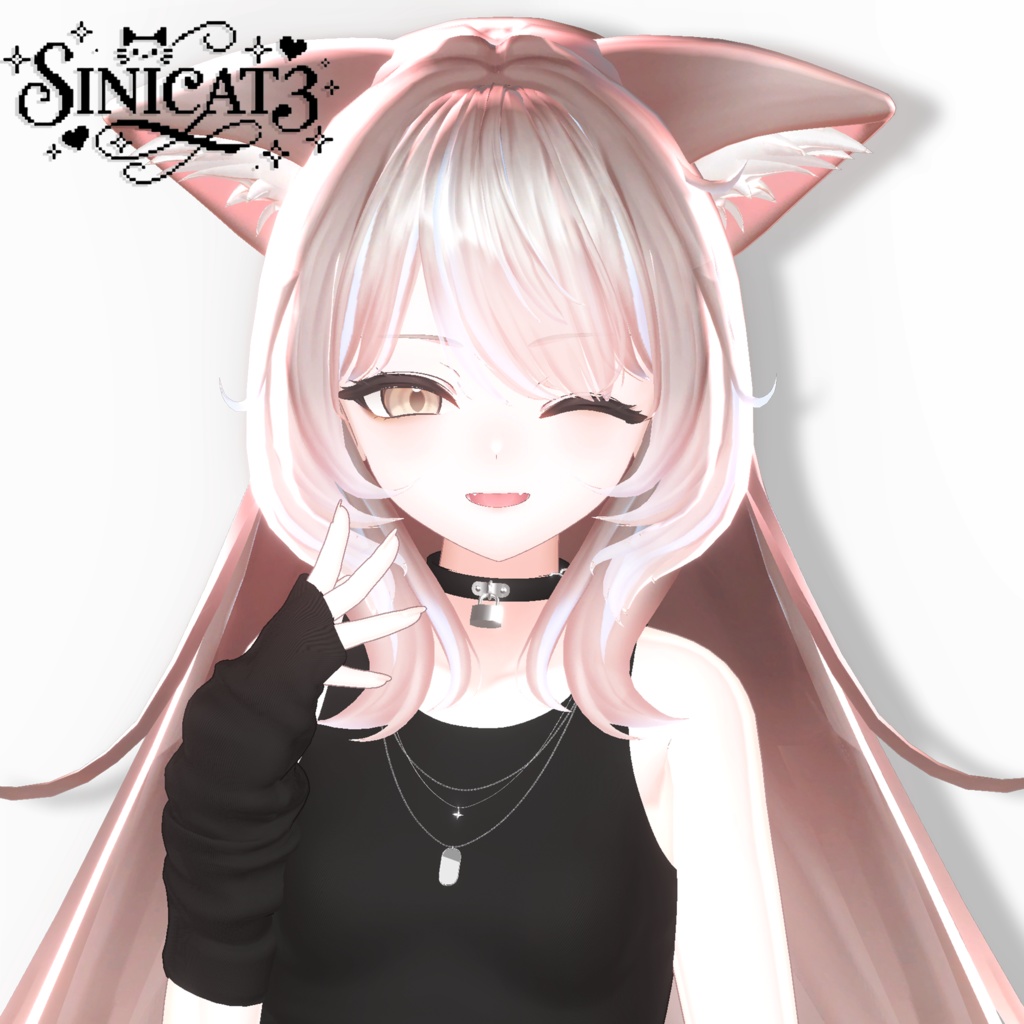 𝐒.𝐂𝟑 【15アバター対応 VRC Hair】🤍 LazyWave Tresses 🤍