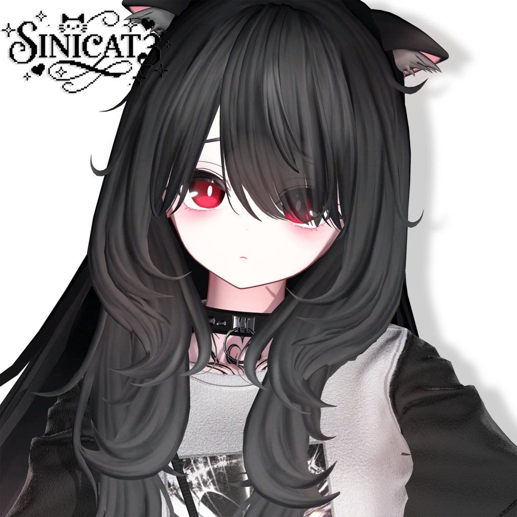 𝐒.𝐂𝟑 【15アバター対応 VRC Hair】🤍 LazyWave Tresses 🤍