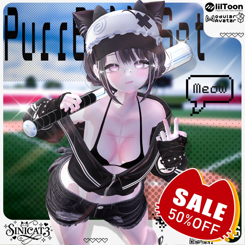 ✨セール中✨𝐒.𝐂𝟔 【O₂ Series】19 Avatars⚾ PurrBall Set⚾