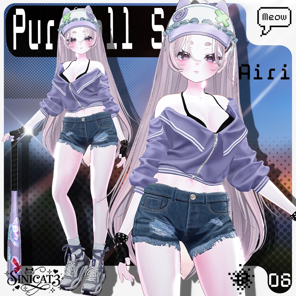 ✨セール中✨𝐒.𝐂𝟔 【O₂ Series】19 Avatars⚾ PurrBall Set⚾