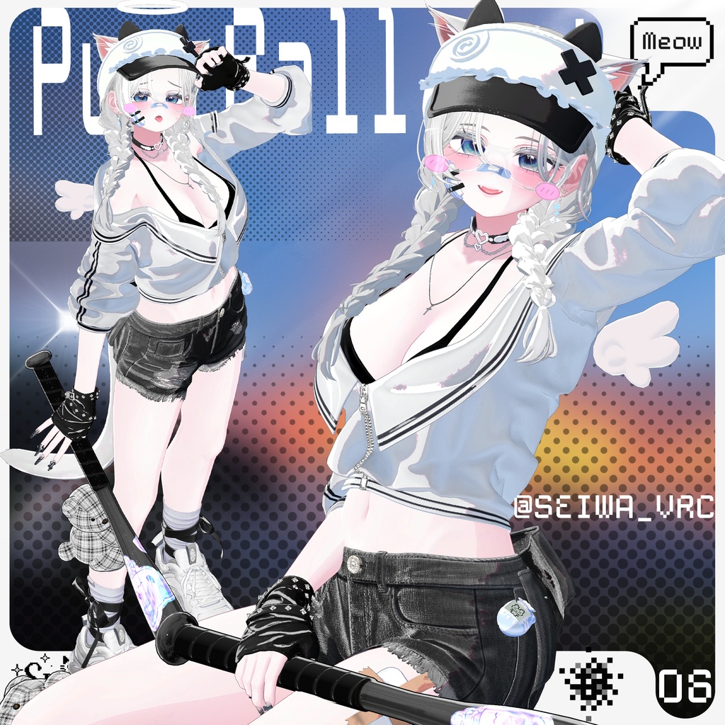 ✨セール中✨𝐒.𝐂𝟔 【O₂ Series】19 Avatars⚾ PurrBall Set⚾