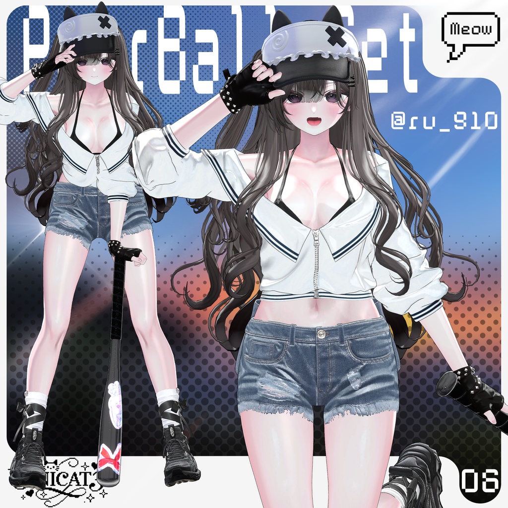 ✨セール中✨𝐒.𝐂𝟔 【O₂ Series】19 Avatars⚾ PurrBall Set⚾