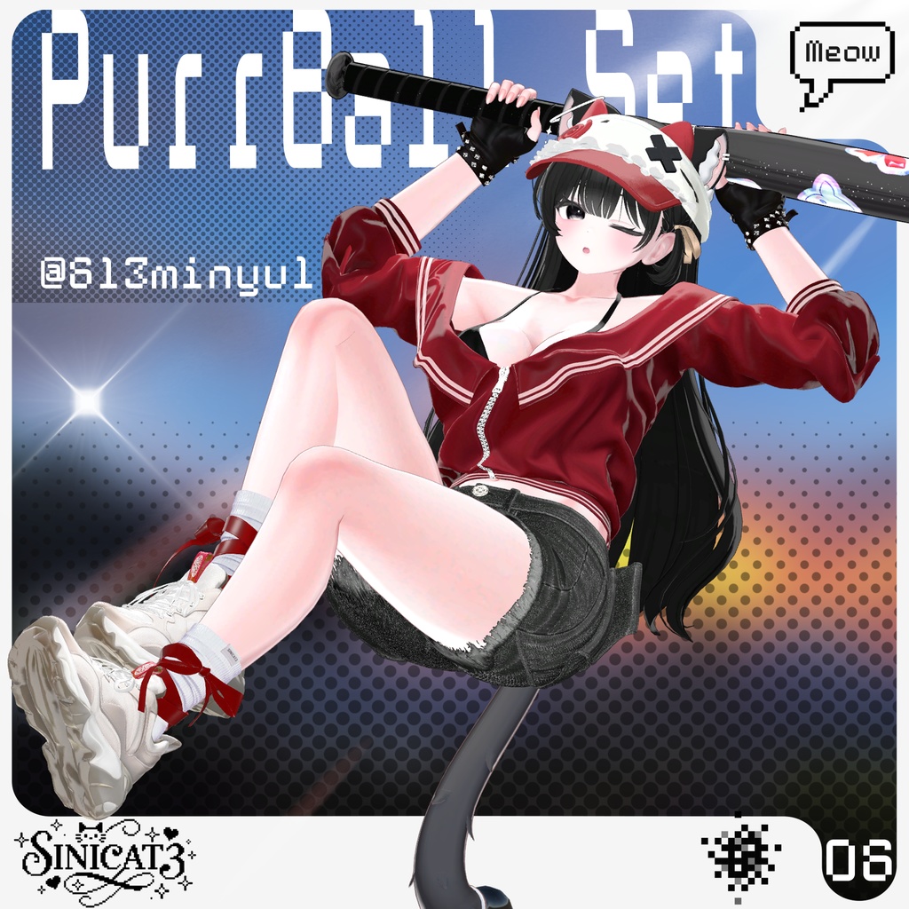 ✨セール中✨𝐒.𝐂𝟔 【O₂ Series】19 Avatars⚾ PurrBall Set⚾