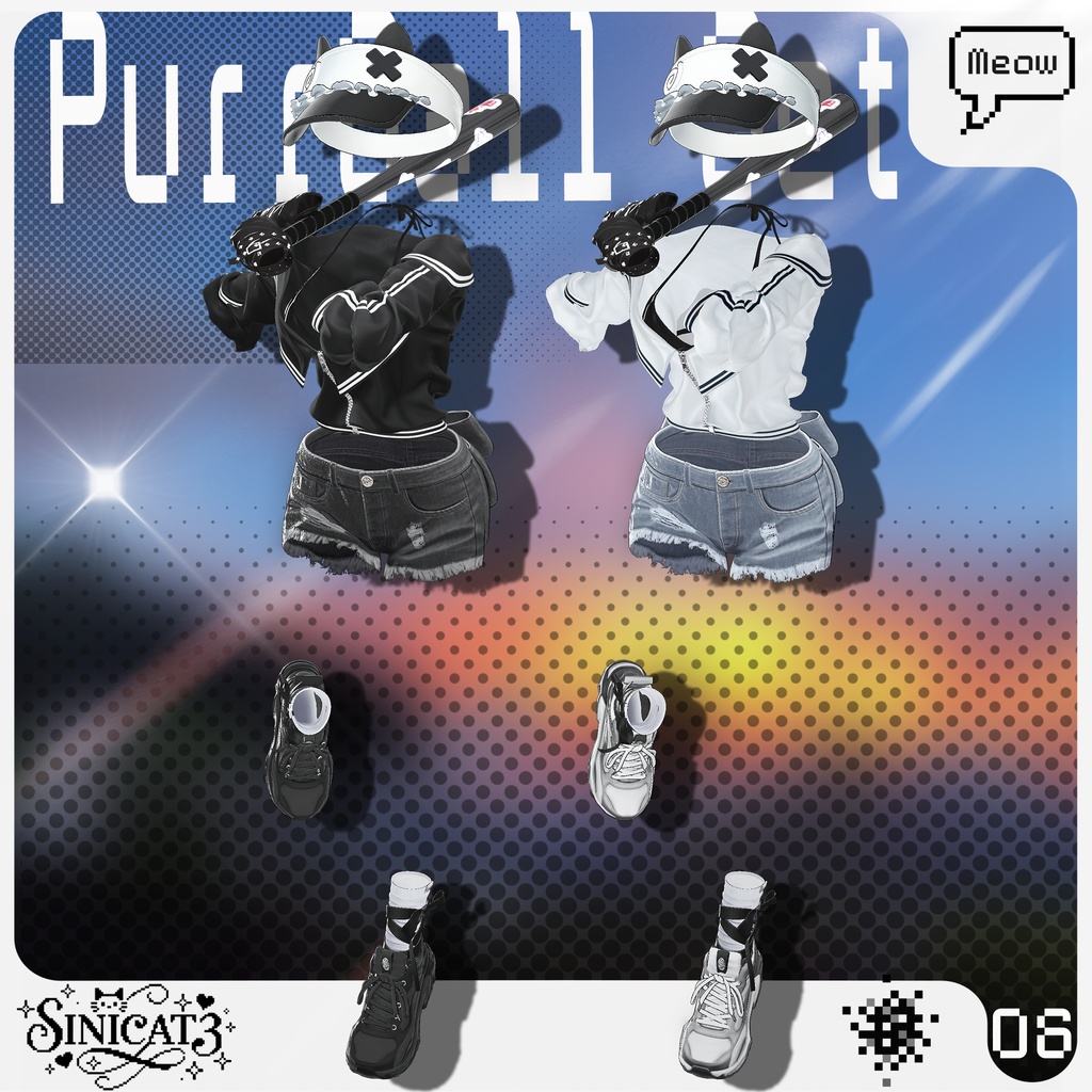 ✨セール中✨𝐒.𝐂𝟔 【O₂ Series】19 Avatars⚾ PurrBall Set⚾