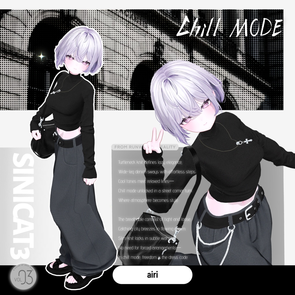 ✨セール中✨𝐒.𝐂𝟏𝟎 【O₂ Series】20 Avatars 🤍Chill Mode🤍