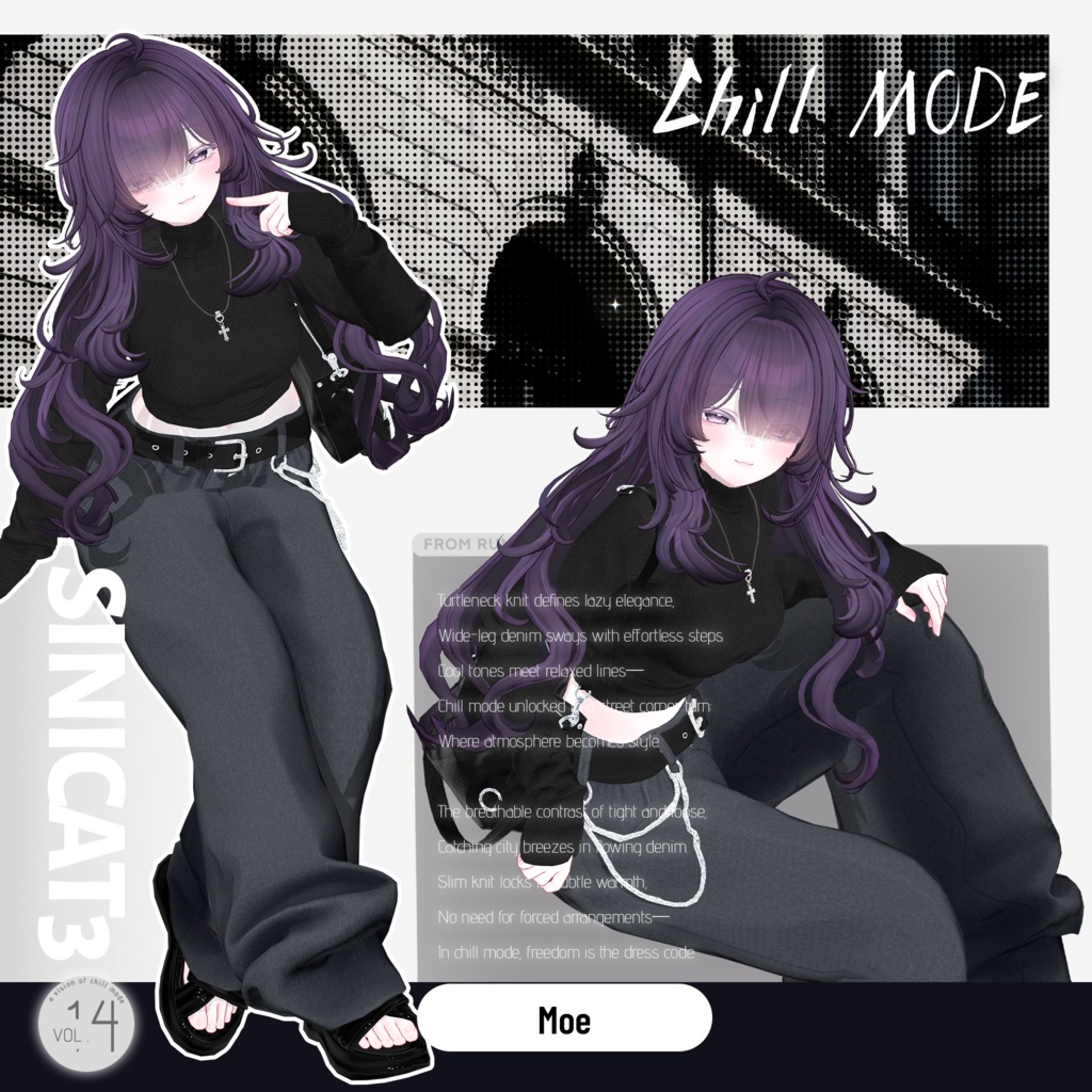 ✨セール中✨𝐒.𝐂𝟏𝟎 【O₂ Series】20 Avatars 🤍Chill Mode🤍