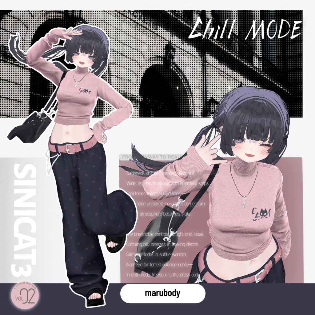 ✨セール中✨𝐒.𝐂𝟏𝟎 【O₂ Series】20 Avatars 🤍Chill Mode🤍