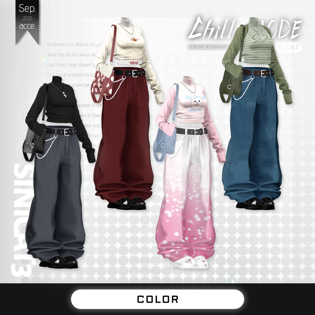 ✨セール中✨𝐒.𝐂𝟏𝟎 【O₂ Series】20 Avatars 🤍Chill Mode🤍