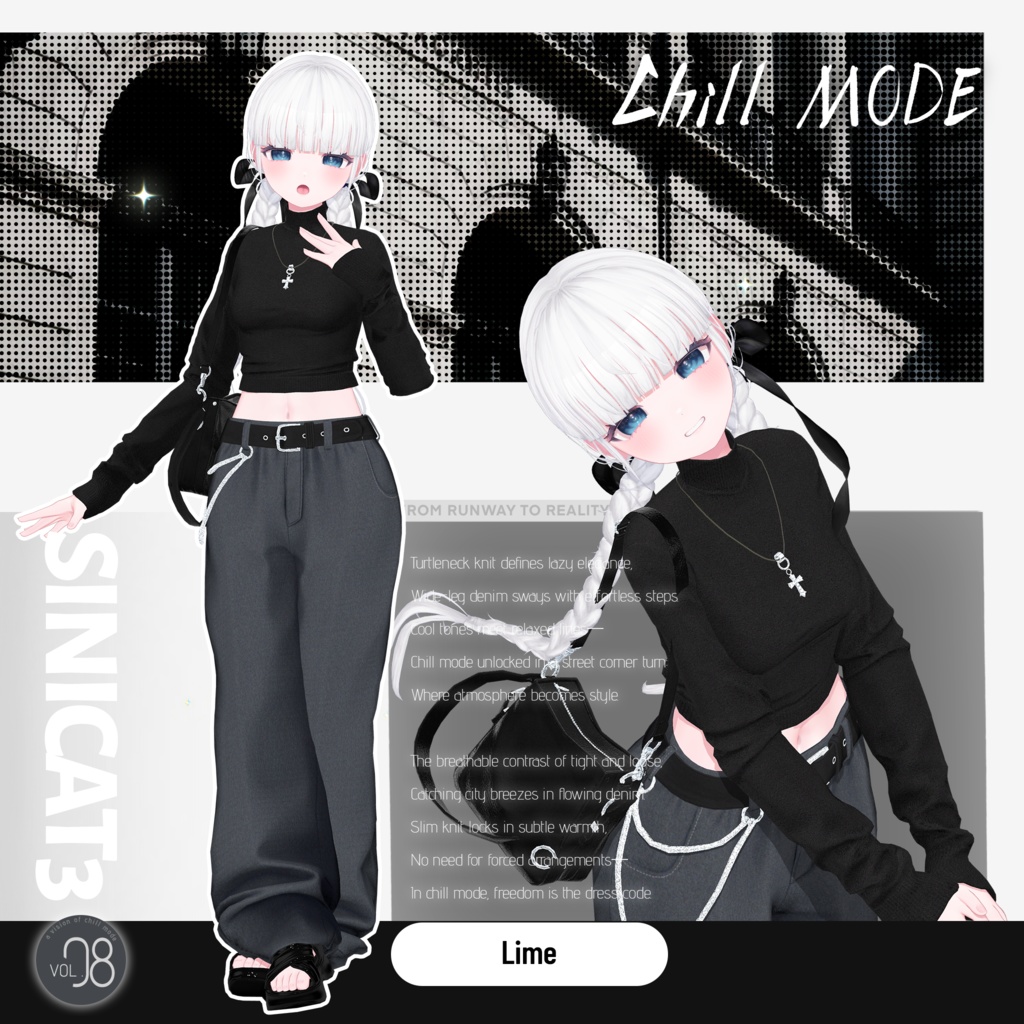 ✨セール中✨𝐒.𝐂𝟏𝟎 【O₂ Series】20 Avatars 🤍Chill Mode🤍