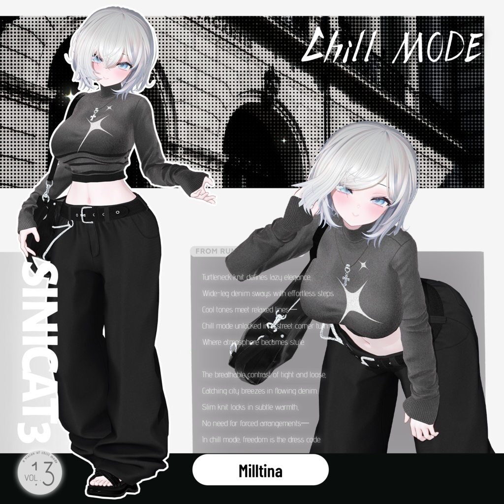 ✨セール中✨𝐒.𝐂𝟏𝟎 【O₂ Series】20 Avatars 🤍Chill Mode🤍