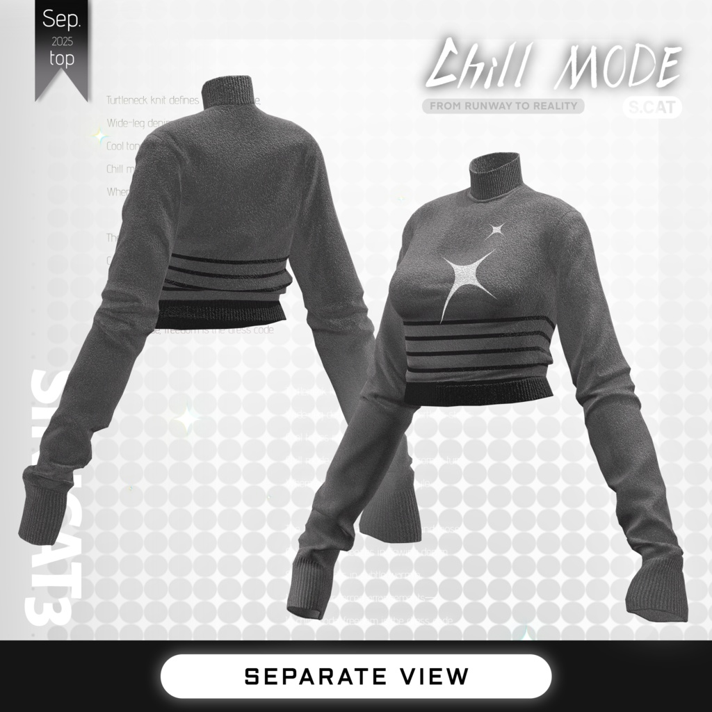 ✨セール中✨𝐒.𝐂𝟏𝟎 【O₂ Series】20 Avatars 🤍Chill Mode🤍