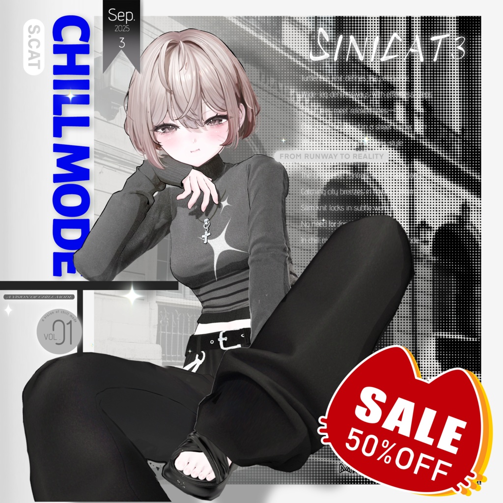 ✨セール中✨𝐒.𝐂𝟏𝟎 【O₂ Series】20 Avatars 🤍Chill Mode🤍