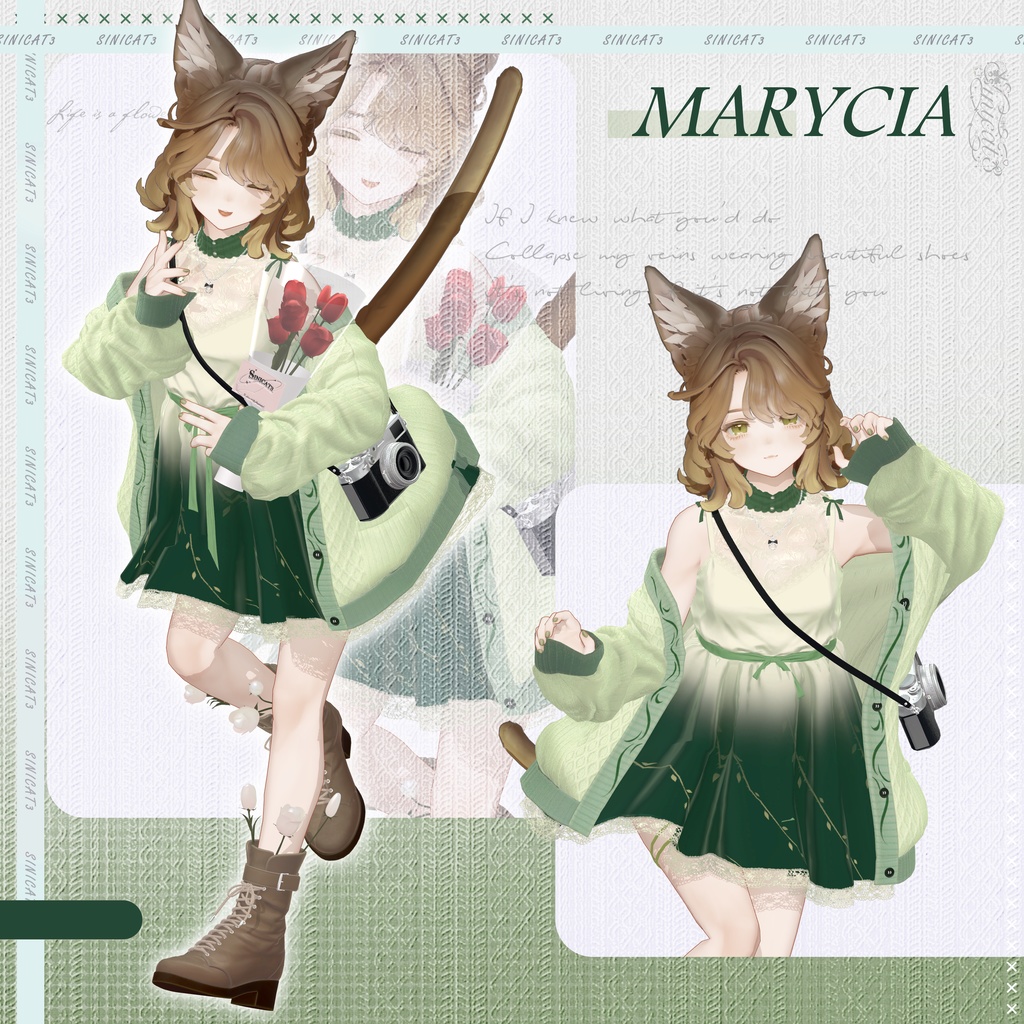 𝐒.𝐂𝟏𝟏 【O₂ Series】20 Avatars 📸Wander Frame📸