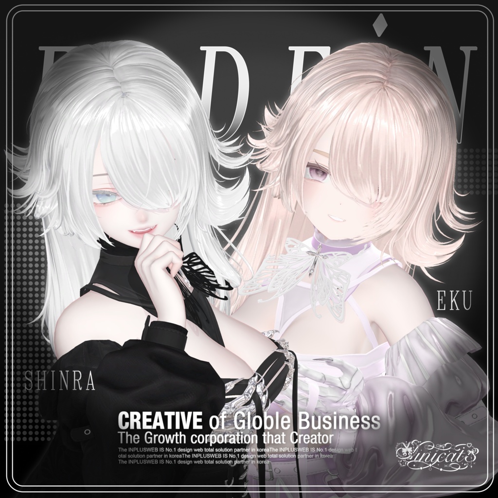 ✨発売記念セール中✨🤍𝐒.𝐂𝟒 【16アバター対応 VRC Hair】 Fadein🤍