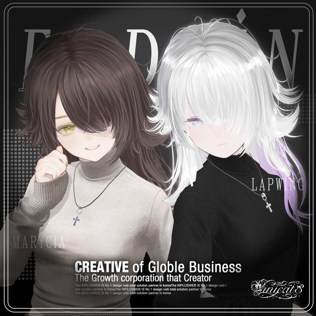 ✨発売記念セール中✨🤍𝐒.𝐂𝟒 【16アバター対応 VRC Hair】 Fadein🤍