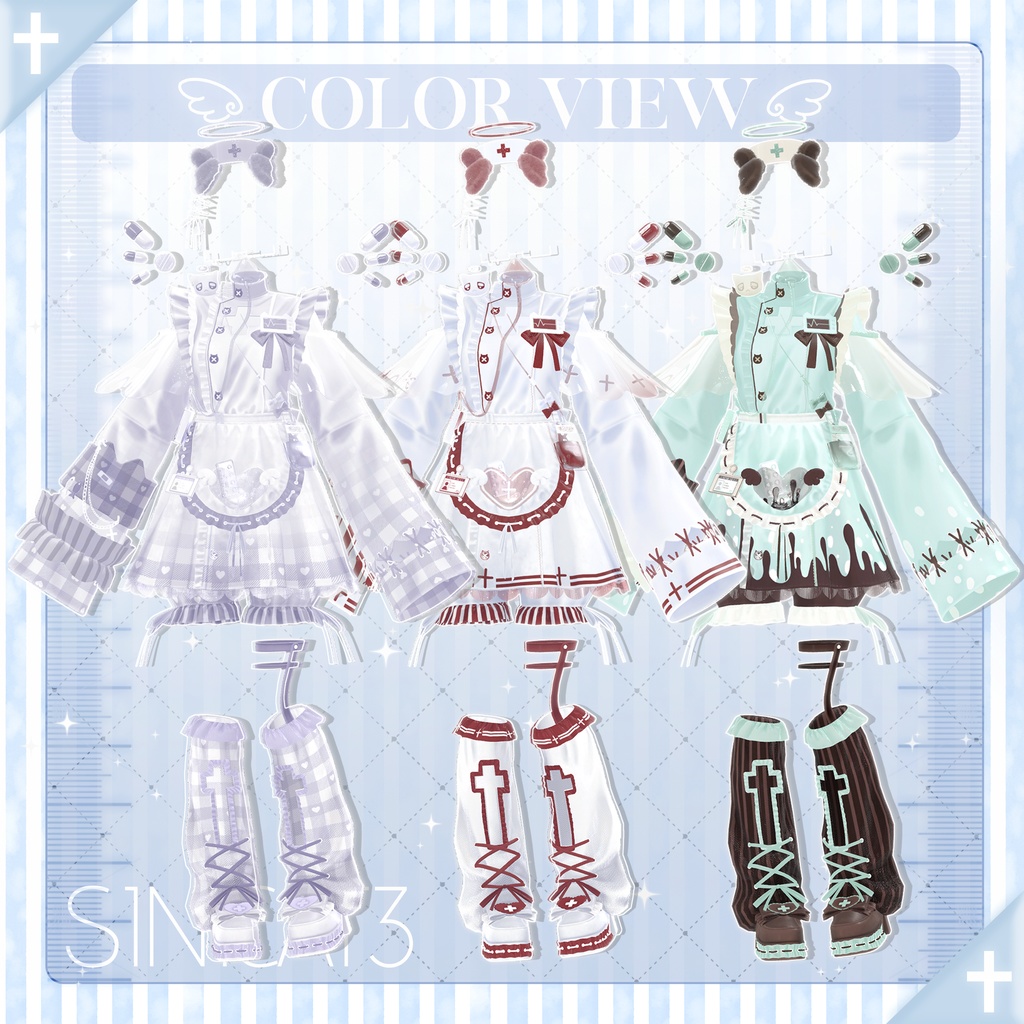 ✨発売記念セール中✨𝐒.𝐂𝟏𝟗 【20 Avatars】🤍ANGELIC DOSAGE🤍