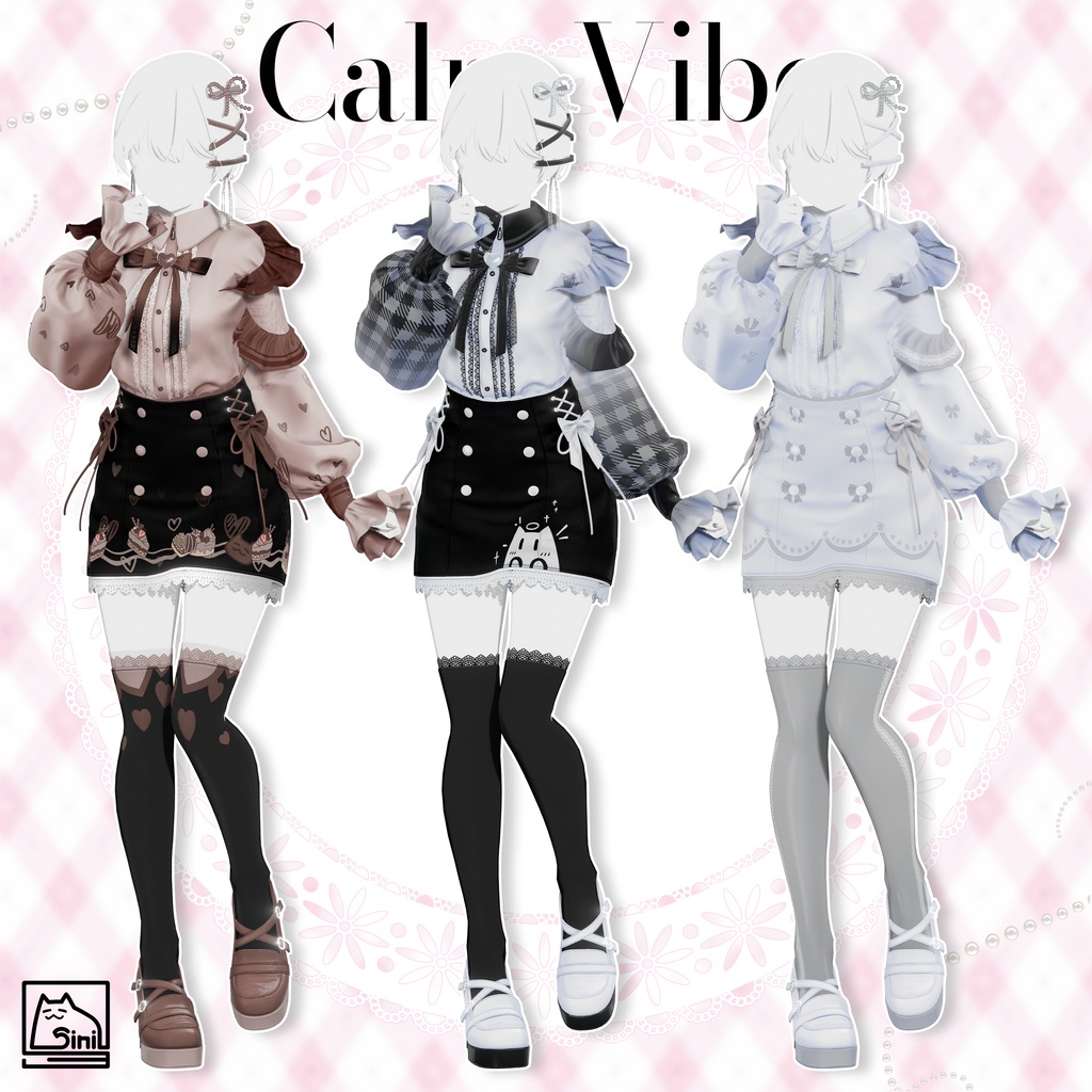 ✨発売記念セール中✨(50% OFF )𝐒.𝐂 𝟐𝟒 【19 Avatars】 🤍Calm Vibe🤍