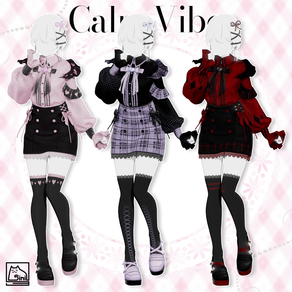 ✨発売記念セール中✨(50% OFF )𝐒.𝐂 𝟐𝟒 【19 Avatars】 🤍Calm Vibe🤍