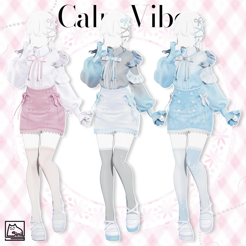 ✨発売記念セール中✨(50% OFF )𝐒.𝐂 𝟐𝟒 【19 Avatars】 🤍Calm Vibe🤍