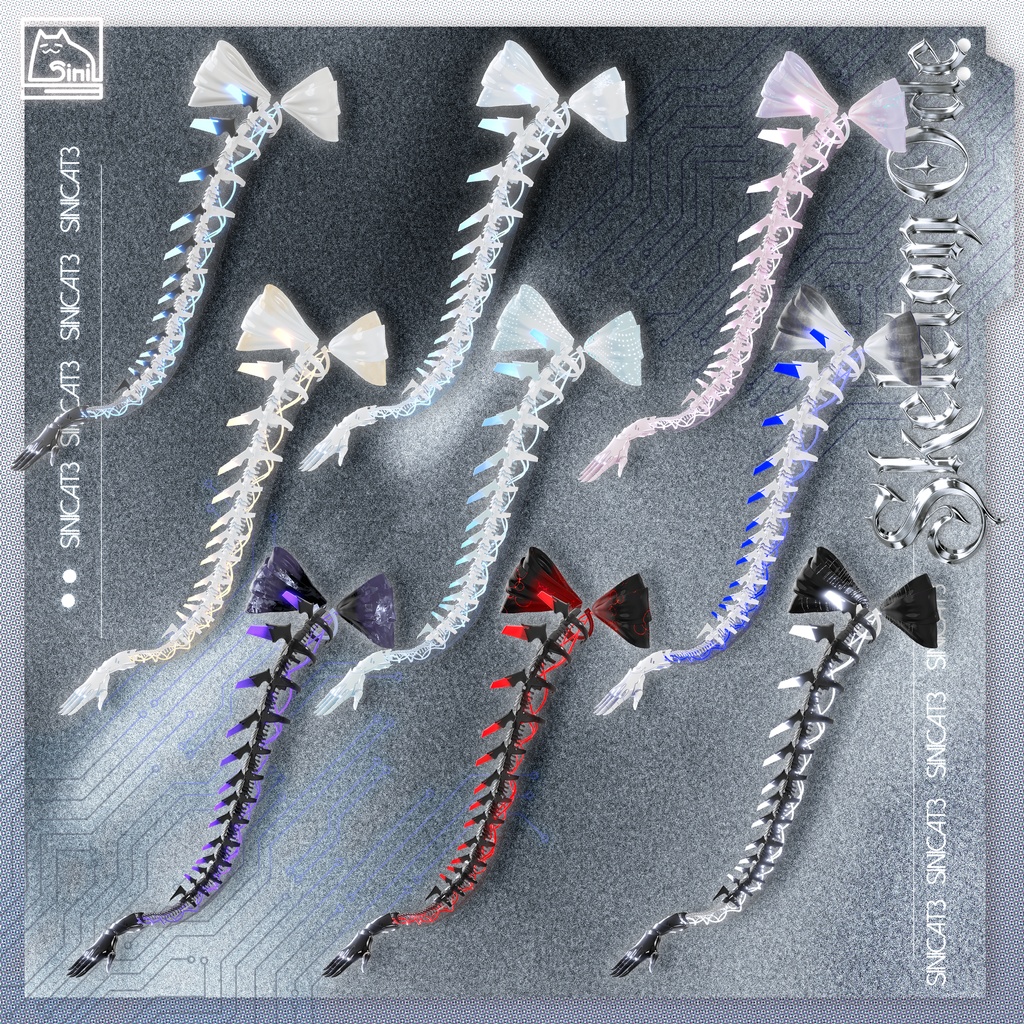 (50% OFF) ✨発売記念セール中✨𝐒.𝐂 𝟐𝟓 【20 Avatars】 🤍Skeleton Ode🤍