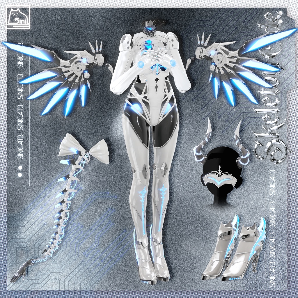 (50% OFF) ✨発売記念セール中✨𝐒.𝐂 𝟐𝟓 【20 Avatars】 🤍Skeleton Ode🤍