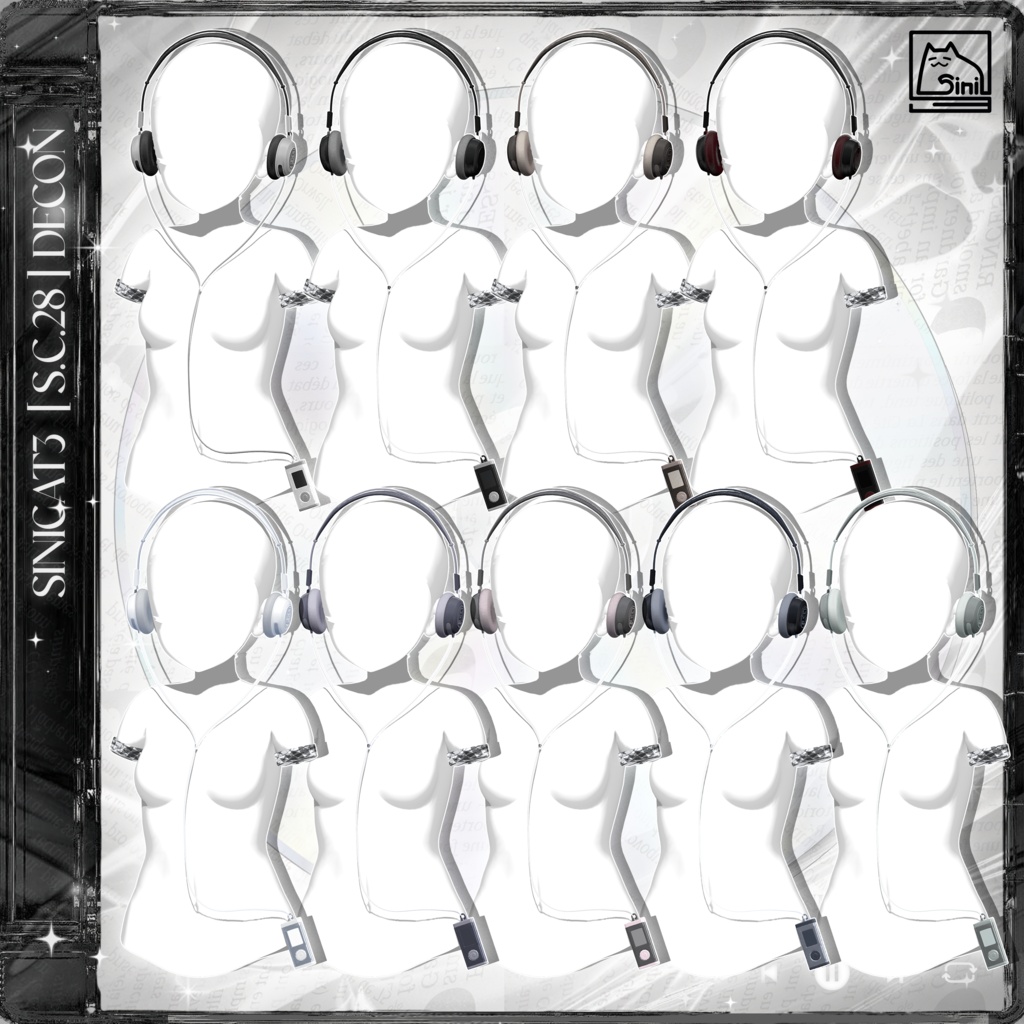 ✨発売記念セール✨ 𝐒.𝐂 𝟐𝟖 【22 Avatars】 🤍 Decon 🤍