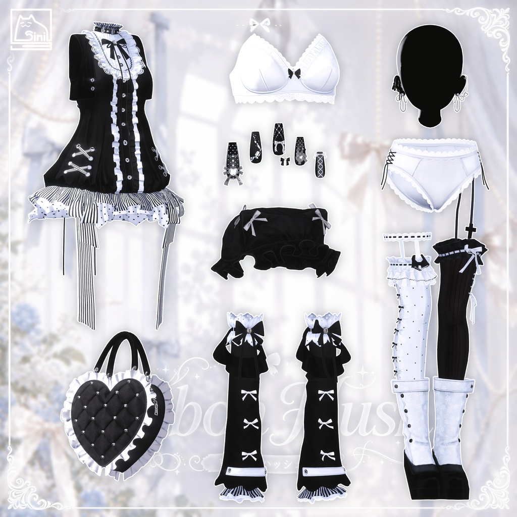 ✨セール中✨ 𝐒.𝐂.𝟑𝟐 【24 Avatars】 Ribbon Hush