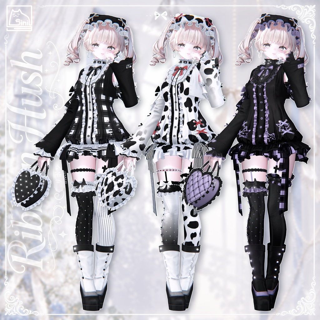 ✨セール中✨ 𝐒.𝐂.𝟑𝟐 【24 Avatars】 Ribbon Hush