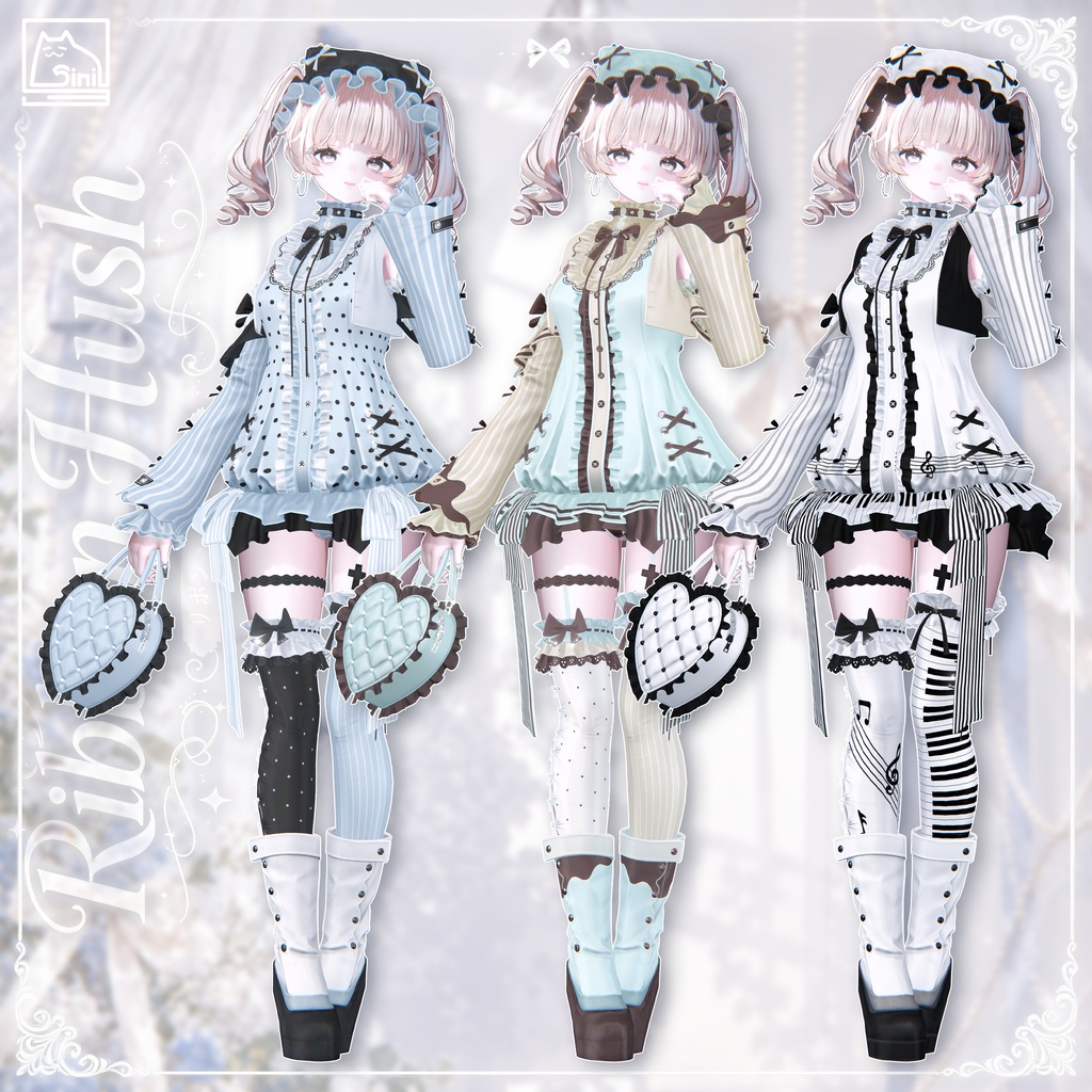 ✨セール中✨ 𝐒.𝐂.𝟑𝟐 【24 Avatars】 Ribbon Hush
