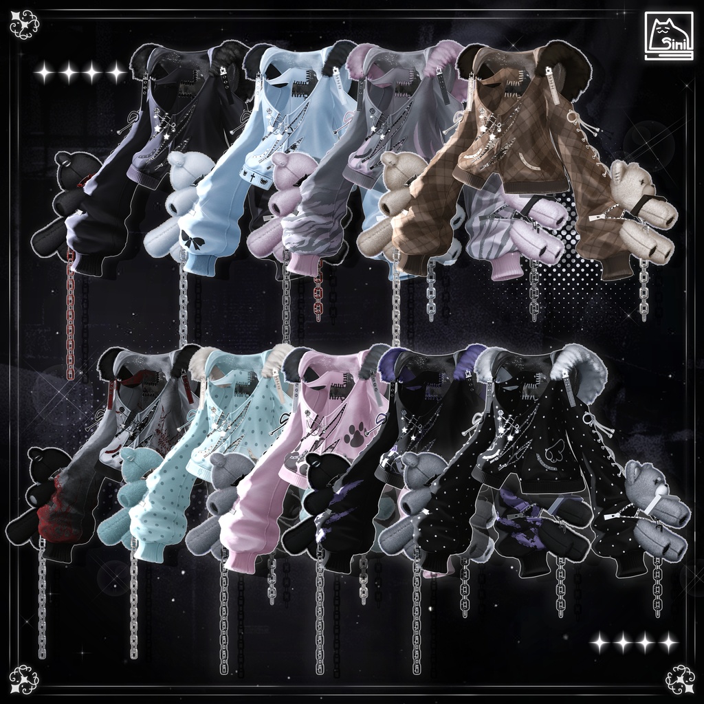 ✨セール中✨ 𝐒.𝐂.𝟑𝟒 【18 Avatars】 🤍AKUMA 🤍