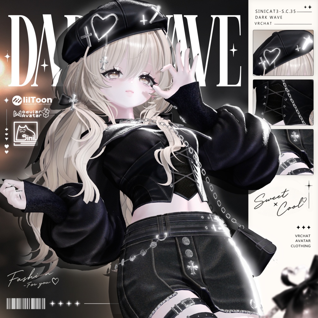 ✨セール中✨𝐒.𝐂.𝟑𝟓  【20 Avatars】 DARKWAVE
