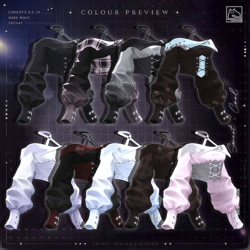 ✨セール中✨𝐒.𝐂.𝟑𝟓 【20 Avatars】 DARKWAVE