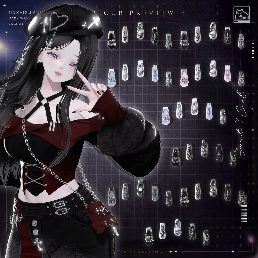 ✨セール中✨𝐒.𝐂.𝟑𝟓 【20 Avatars】 DARKWAVE