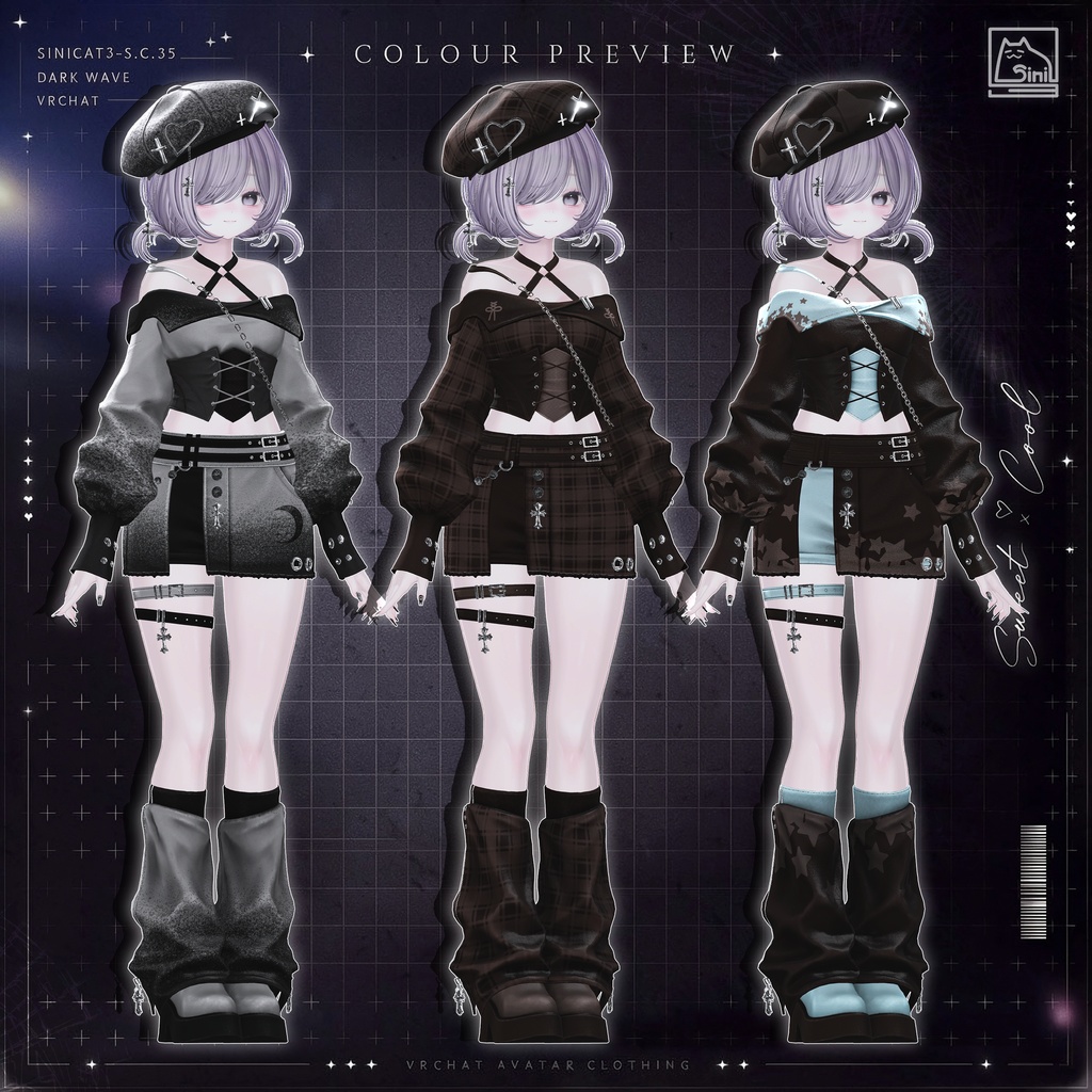 ✨セール中✨𝐒.𝐂.𝟑𝟓 【20 Avatars】 DARKWAVE