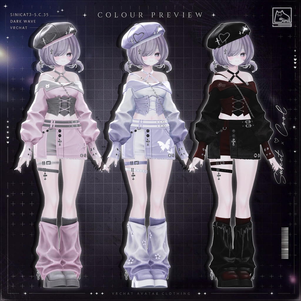 ✨セール中✨𝐒.𝐂.𝟑𝟓 【20 Avatars】 DARKWAVE