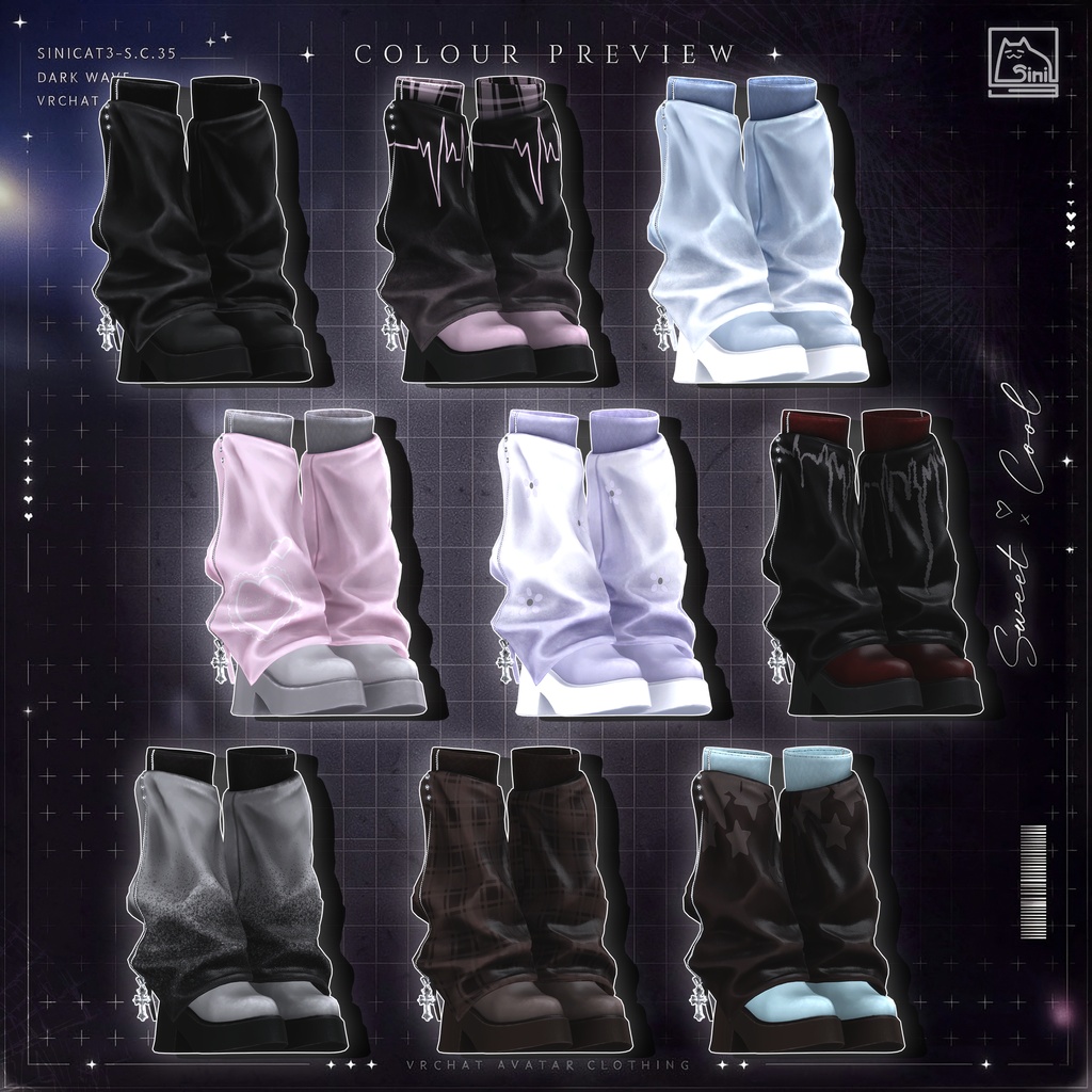 ✨セール中✨𝐒.𝐂.𝟑𝟓 【20 Avatars】 DARKWAVE