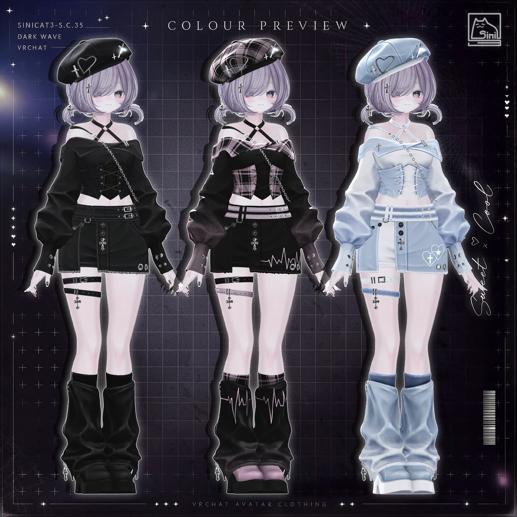 ✨セール中✨𝐒.𝐂.𝟑𝟓 【20 Avatars】 DARKWAVE