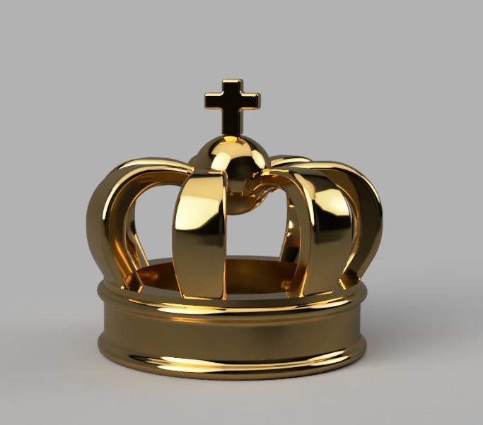 Crown、王冠の3Dプリンター用データ