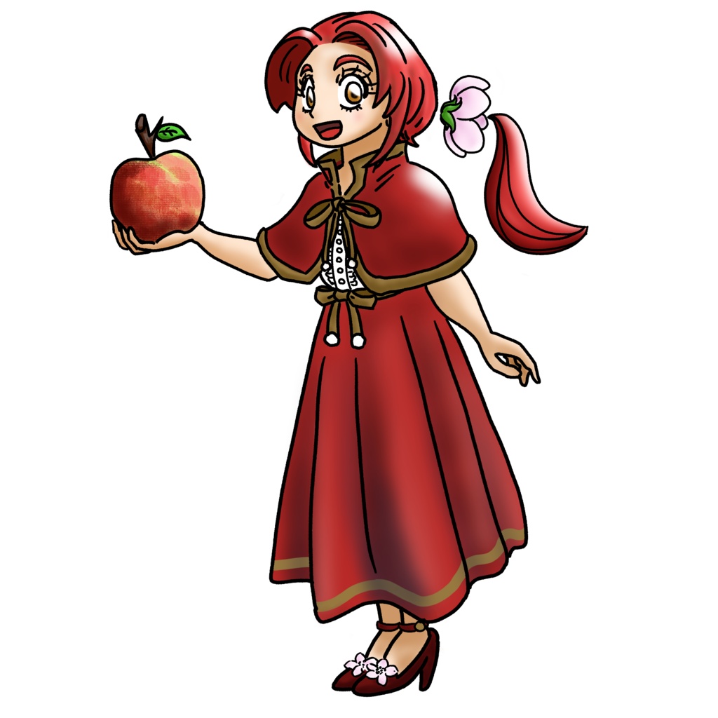 イラスト　「林檎のお姫様」