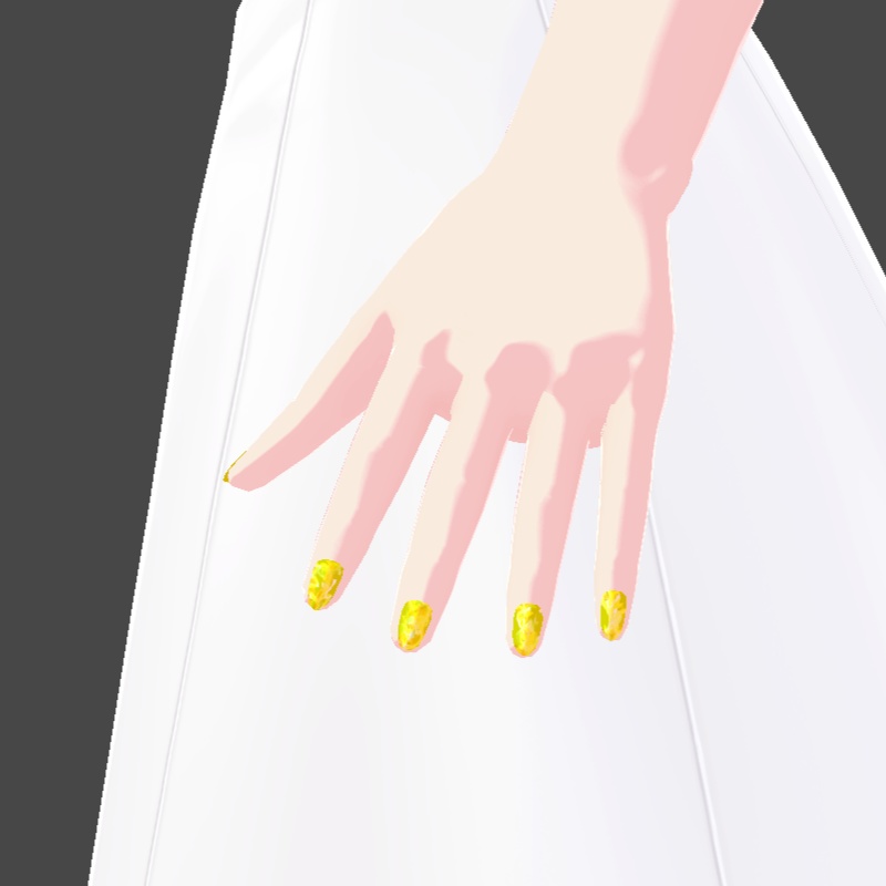 ネイル VRoid用テクスチャ 7色セット №4