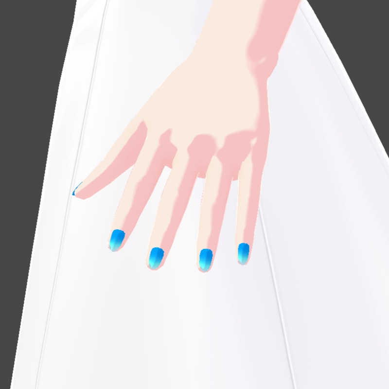 ネイル VRoid用テクスチャ 7色セット №5