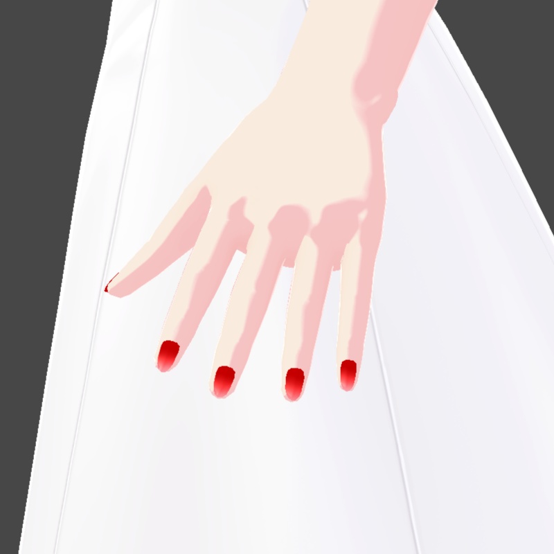 ネイル VRoid用テクスチャ 7色セット №5