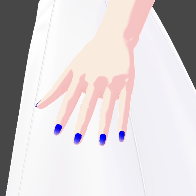 ネイル VRoid用テクスチャ 7色セット №5