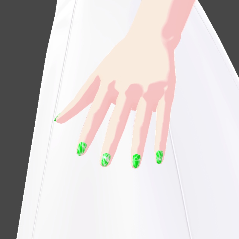 ネイル VRoid用テクスチャ 7色セット №6