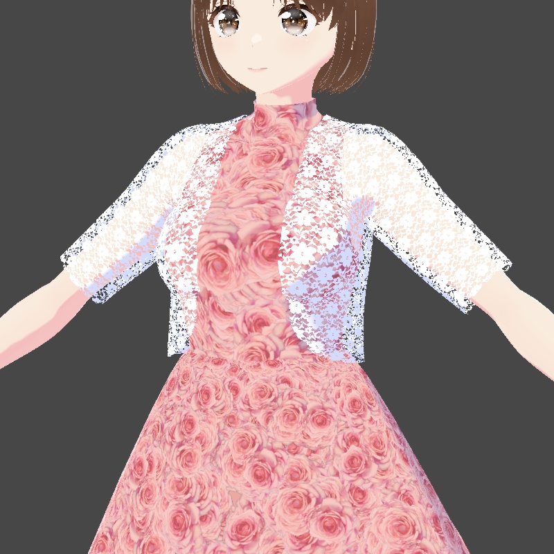 ワンピース5色・ボレロ7色 VRoid用 vroidcustomitem セット