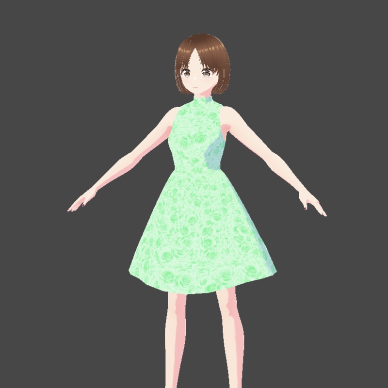 ワンピース5色・ボレロ7色 VRoid用 vroidcustomitem セット