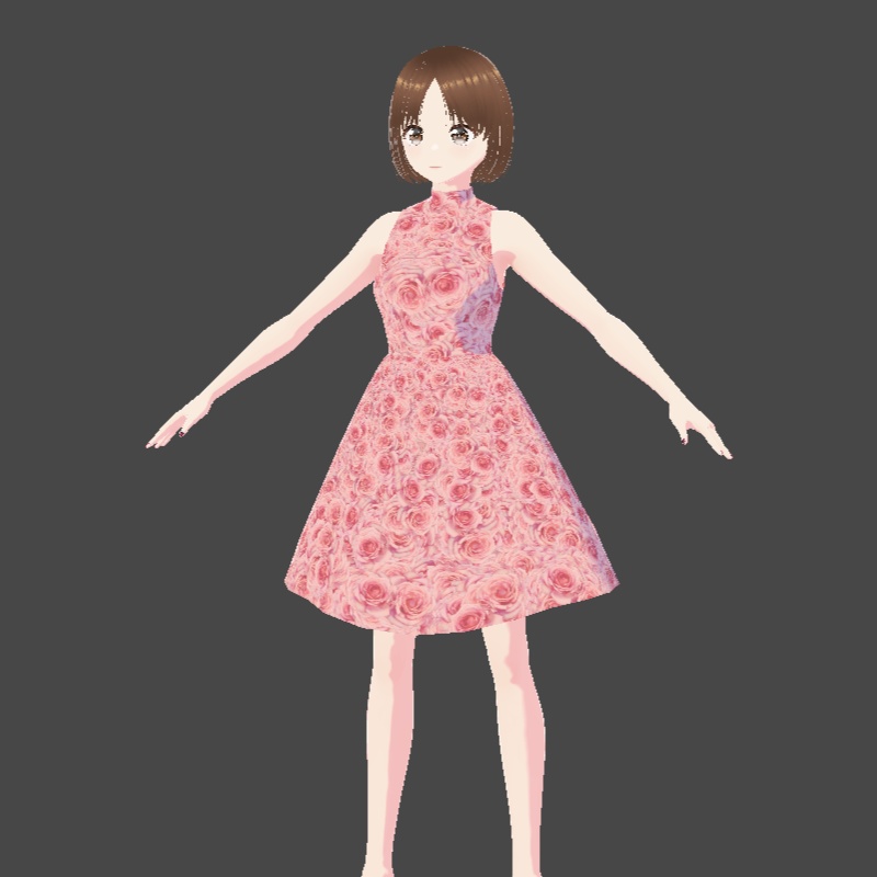 ワンピース5色・ボレロ7色 VRoid用 vroidcustomitem セット