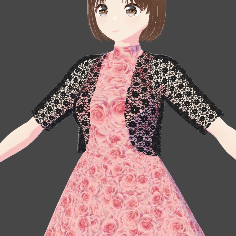 ワンピース5色・ボレロ7色 VRoid用 vroidcustomitem セット